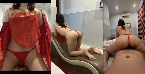 Áo yếm mỏng tang che kín nhưng quần lọt khe lại đòi phun tinh ngay, em cương quyết không cho dù anh van xin thế nào.